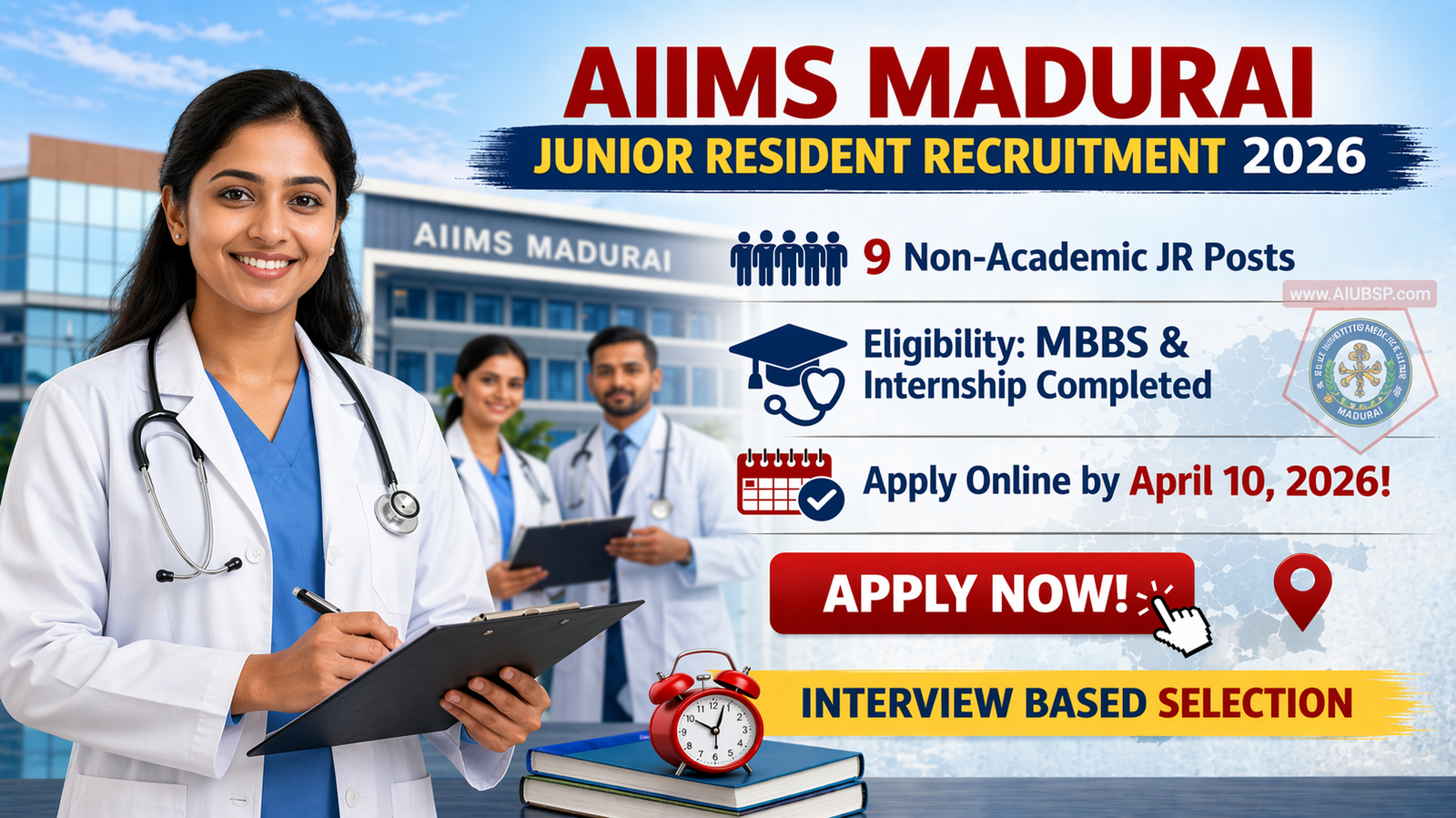 AIIMS Madurai Recruitment 2026
